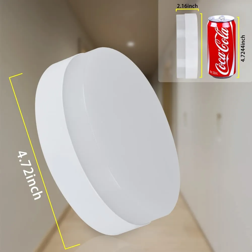 18W Dimmable Led Flush Mount Ceiling Light Fixture, Downlight Lamp With Remote Control