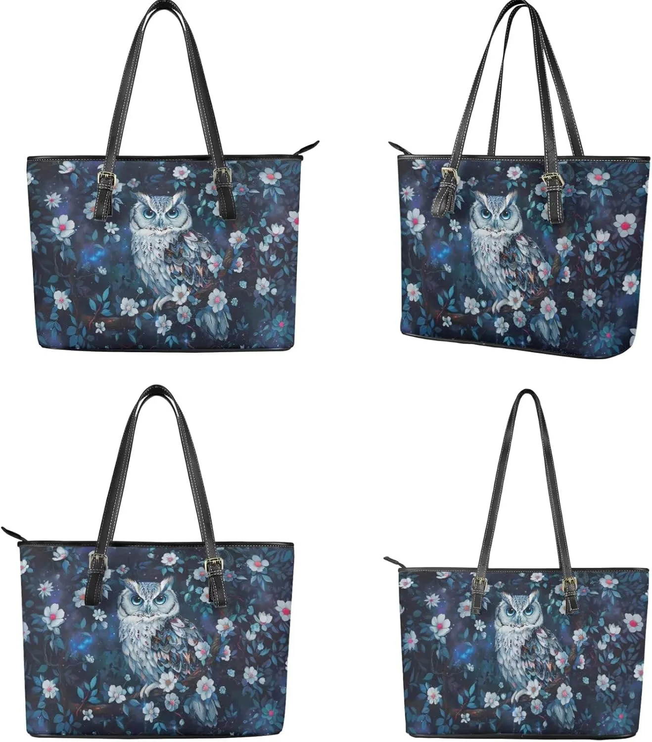 2 PCS Women Handbags Purses Wallet Tote Shoulder Bags Casualfor Ladies, Leather Tote Satchel Purse Set