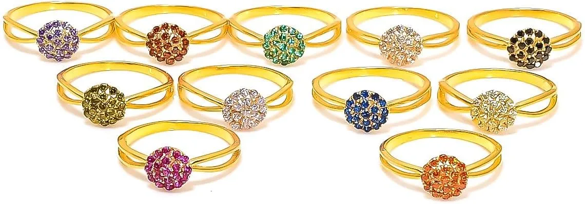 925 Sterling Silver Blue Sapphire Gemstone Ring Earring Jewelry Set | Stackable Stacking Flower Rings for Woman | Stacked Stud Earrings for Woman