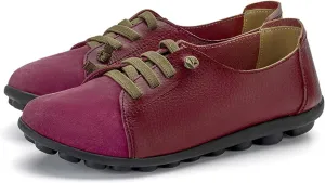 Aceptolcom Women Orthopedic Shoes Women Slip-on Shoes Penny Loafers Leather Loafers Dress Shoes Work Shoes Business Shoes