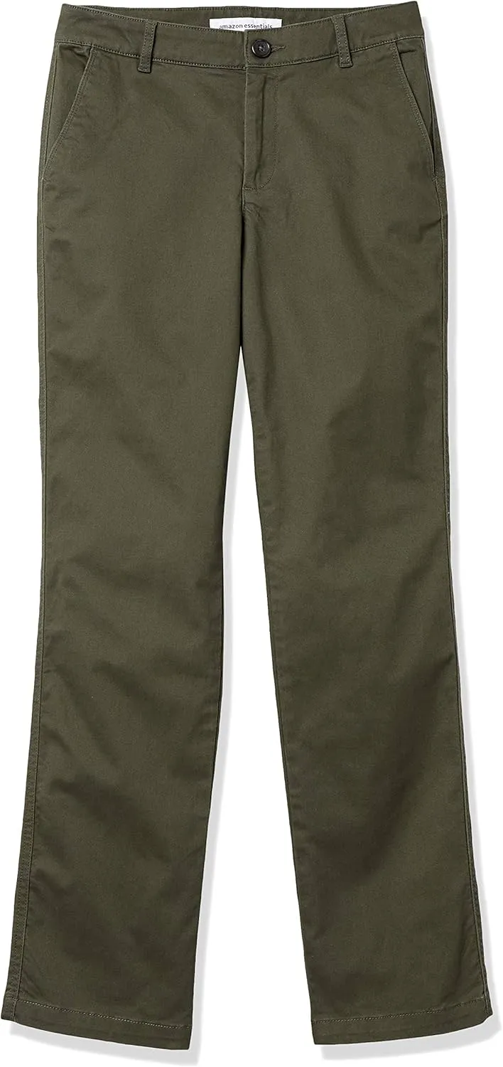 Amazon Essentials Women's Slim Fit, Straight Leg Stretch Twill Chino Pant