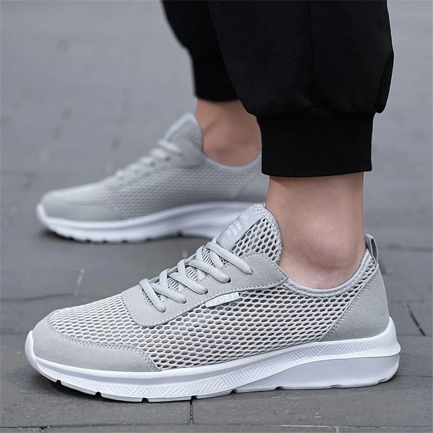 Arch Support Non Slip Minimalist Shoes for Men Athletic Gym Tennis Shoe for Men Business Casual Versatile Shoes