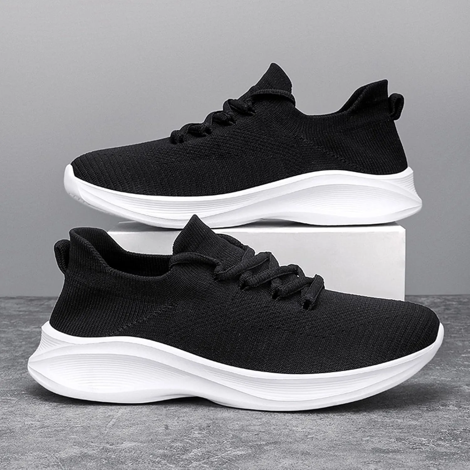 Arch Support Platform Sneakers for Women Lightweight Casual Sneakers for Gym Travel Work Versatile Dress Shoe