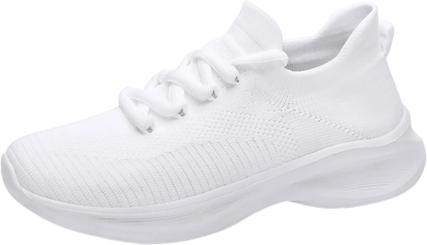 Arch Support Platform Sneakers for Women Lightweight Casual Sneakers for Gym Travel Work Versatile Dress Shoe
