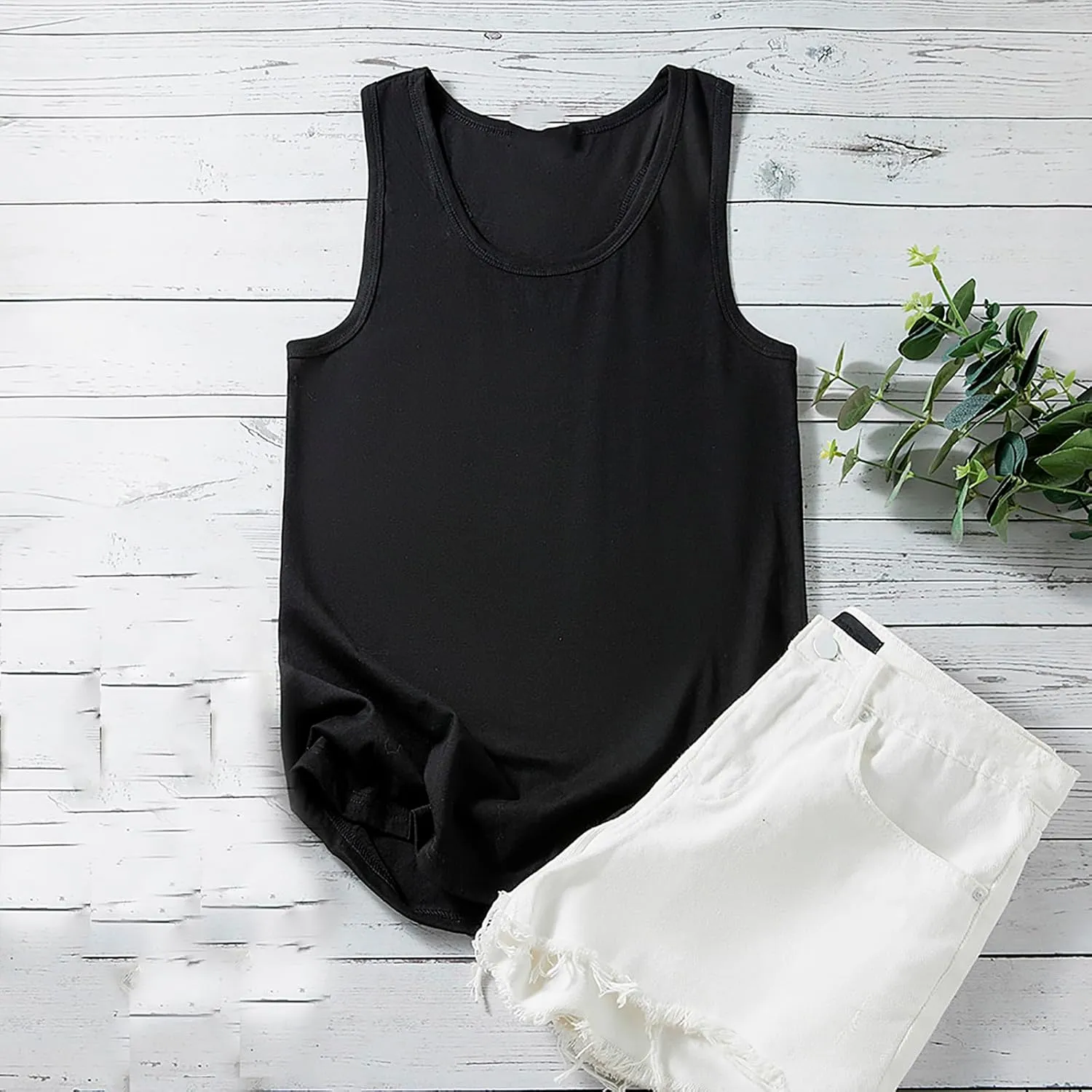 Back Print Tank Top for Women Vintage Butterfly Graphic Racerback Tank Tops Summer Casual Classic-Fit Sleeveless T Shirt Cami