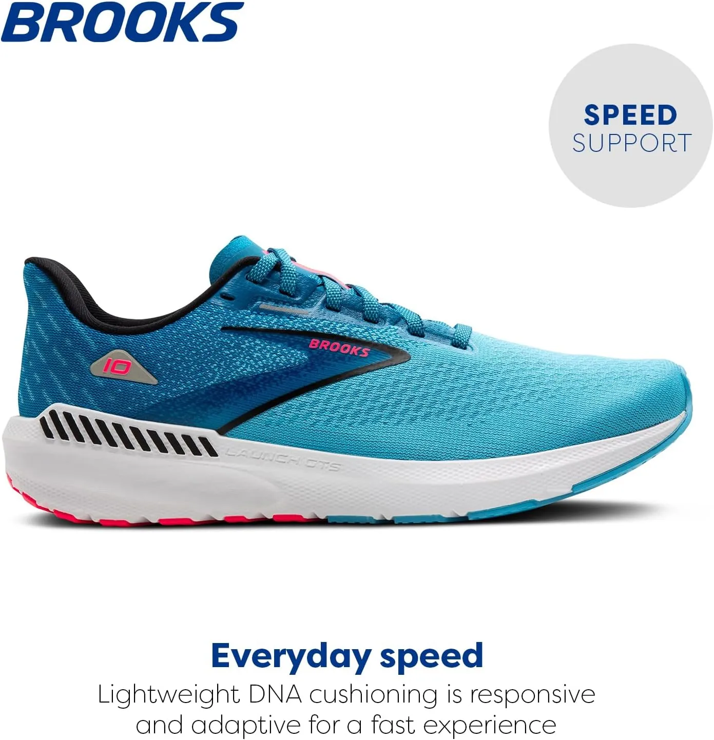 Brooks Womens Launch GTS 10 Supportive Running Shoe