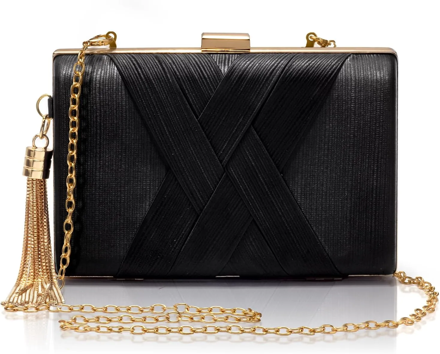 CARIEDO Women's Evening Handbag Clutch Bridal Purse for Wedding Prom Night Out Party