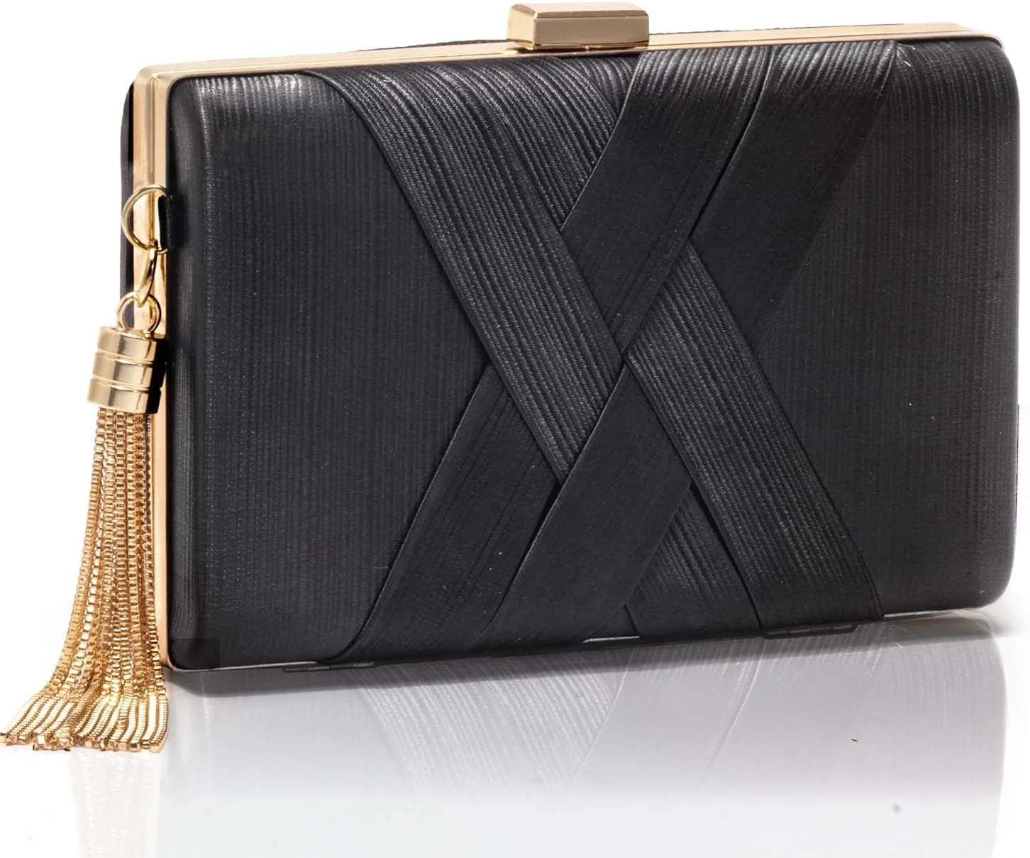 CARIEDO Women's Evening Handbag Clutch Bridal Purse for Wedding Prom Night Out Party