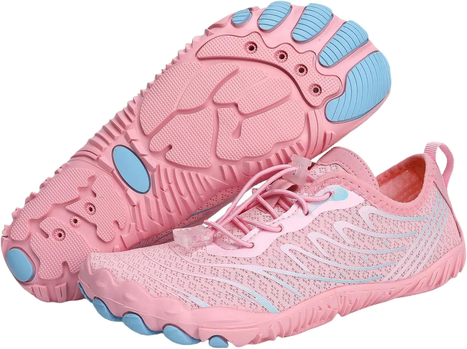 Casual Barefoot Shoes Women Quick Dry Beach Shoes for Walking, Running, Hiking, Yoga Exercise Grounded Footwear Wide Toe Box Low Top Sneakers Breathable Water Socks Lightweight Footwear Summer Shoe