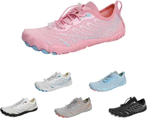 Casual Barefoot Shoes Women Quick Dry Beach Shoes for Walking, Running, Hiking, Yoga Exercise Grounded Footwear Wide Toe Box Low Top Sneakers Breathable Water Socks Lightweight Footwear Summer Shoe