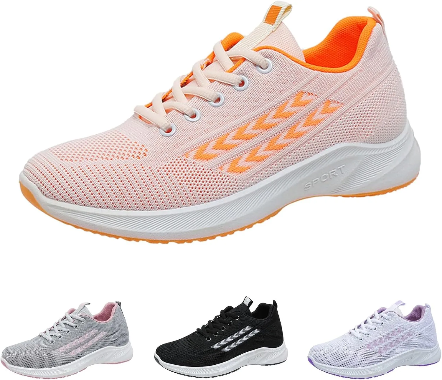 Casual Shoes for Women Mesh Lightweight Walking Shoes Non Slip Breathable Tennis Shoes Womens Walking Shoes