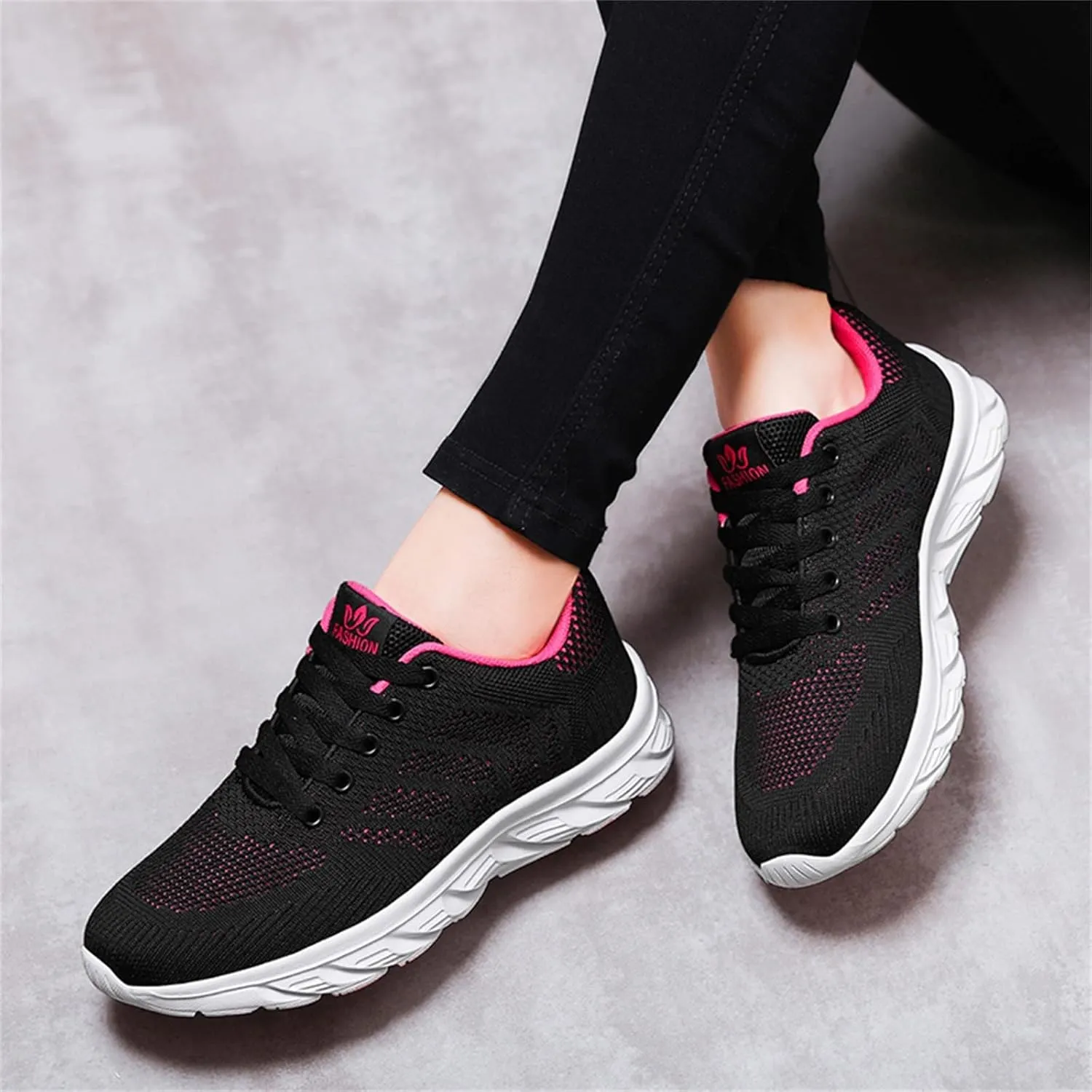 Cathalem Sneakers for Women Comfort Breathable Workout Walking Shoes Non Slip Running Tennis Shoes Gym Fashion Sneakers