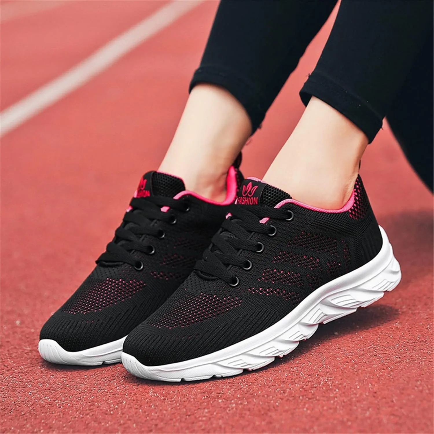 Cathalem Sneakers for Women Comfort Breathable Workout Walking Shoes Non Slip Running Tennis Shoes Gym Fashion Sneakers