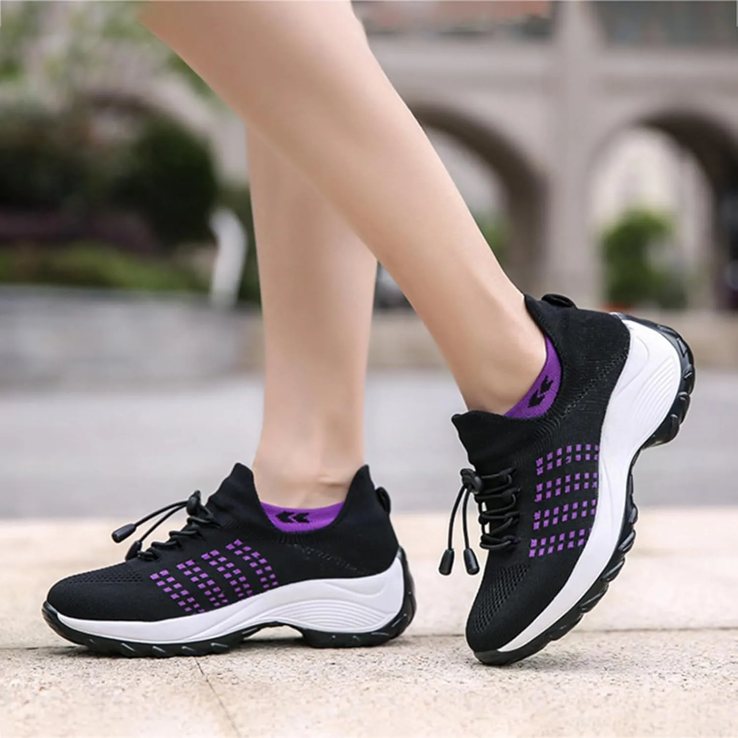 Comfort Wear Shoes for Women Comfortwear Orthopedic Sneakers Ortho Breathable Shoes for Plantar Fasciitis