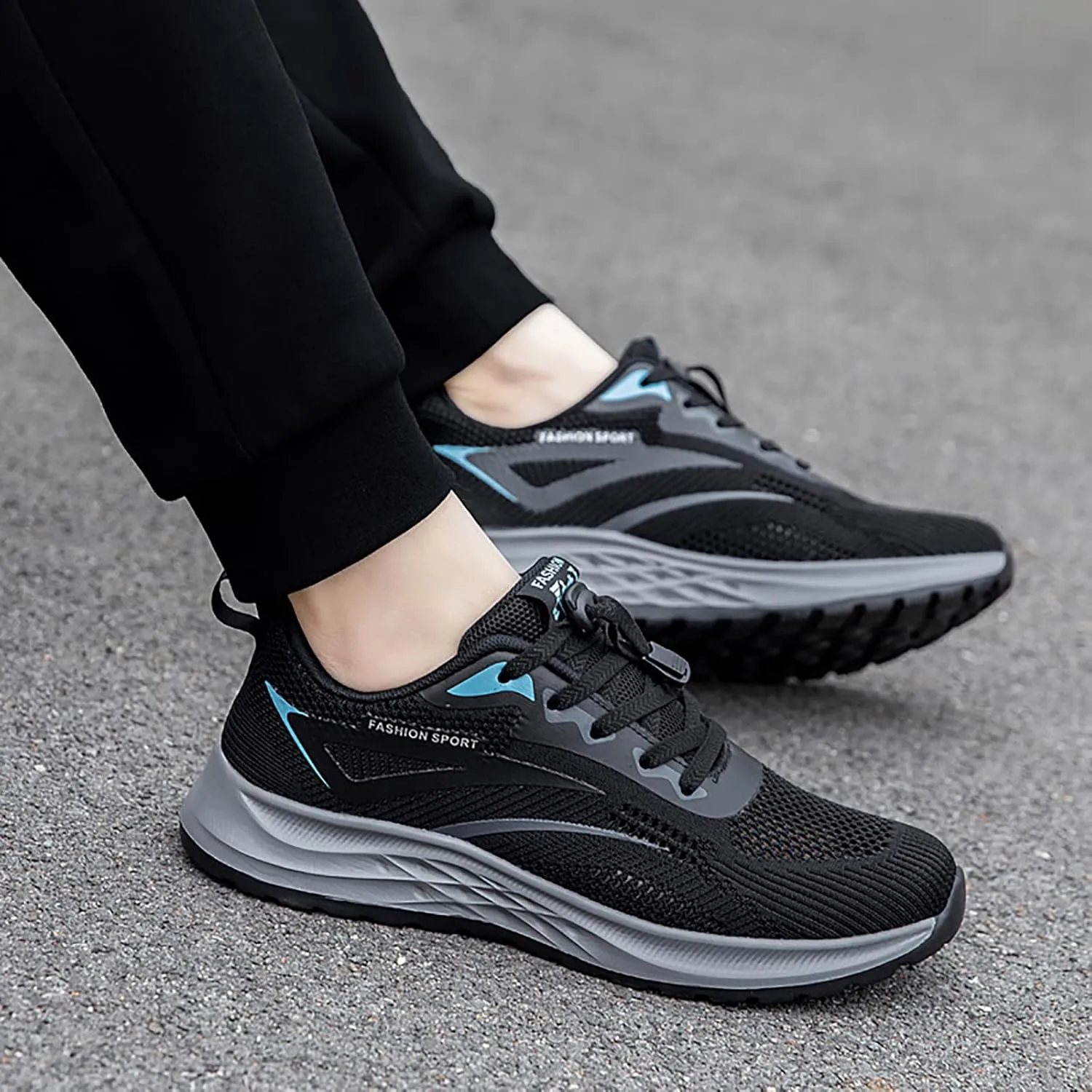 Couple Men's Spring and Summer New Non Slip Walking Fashion Light Shoes Middle and Elderly Mens Sneaker Boot Hiking