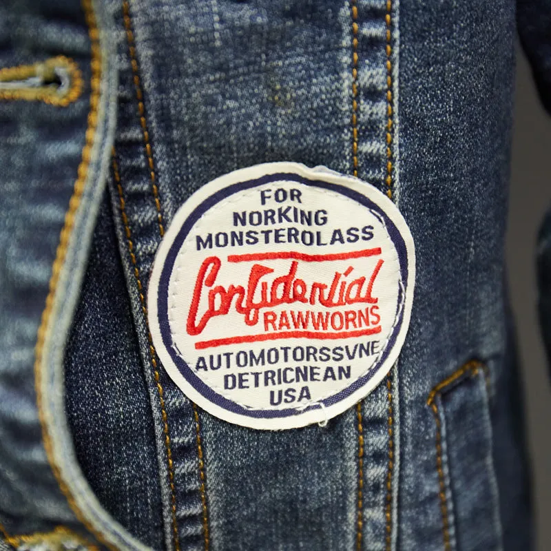 Denim Jackets - Solid Color Denim Jacket Series Casual Super Cool Denim Jacket