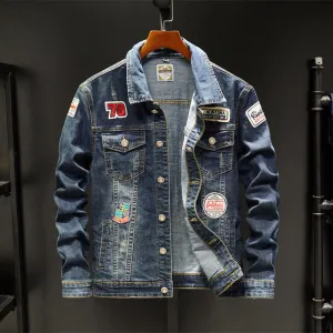 Denim Jackets - Solid Color Denim Jacket Series Casual Super Cool Denim Jacket