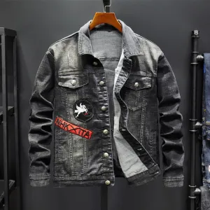 Denim Jackets - Solid Color Denim Jacket Series Fashion Denim Jacket Fleece Denim Jacket