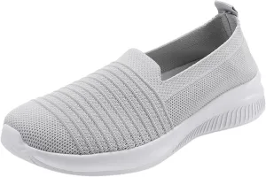 Dheva-C Women's Orthopedic Sneakers Slip on Walking Shoes for Women Mesh Up Stretch Platform Sneakers Fashion Sneaker Walking Shoes Ladies Running Shoes Athletic Mesh Fashion Sneakers
