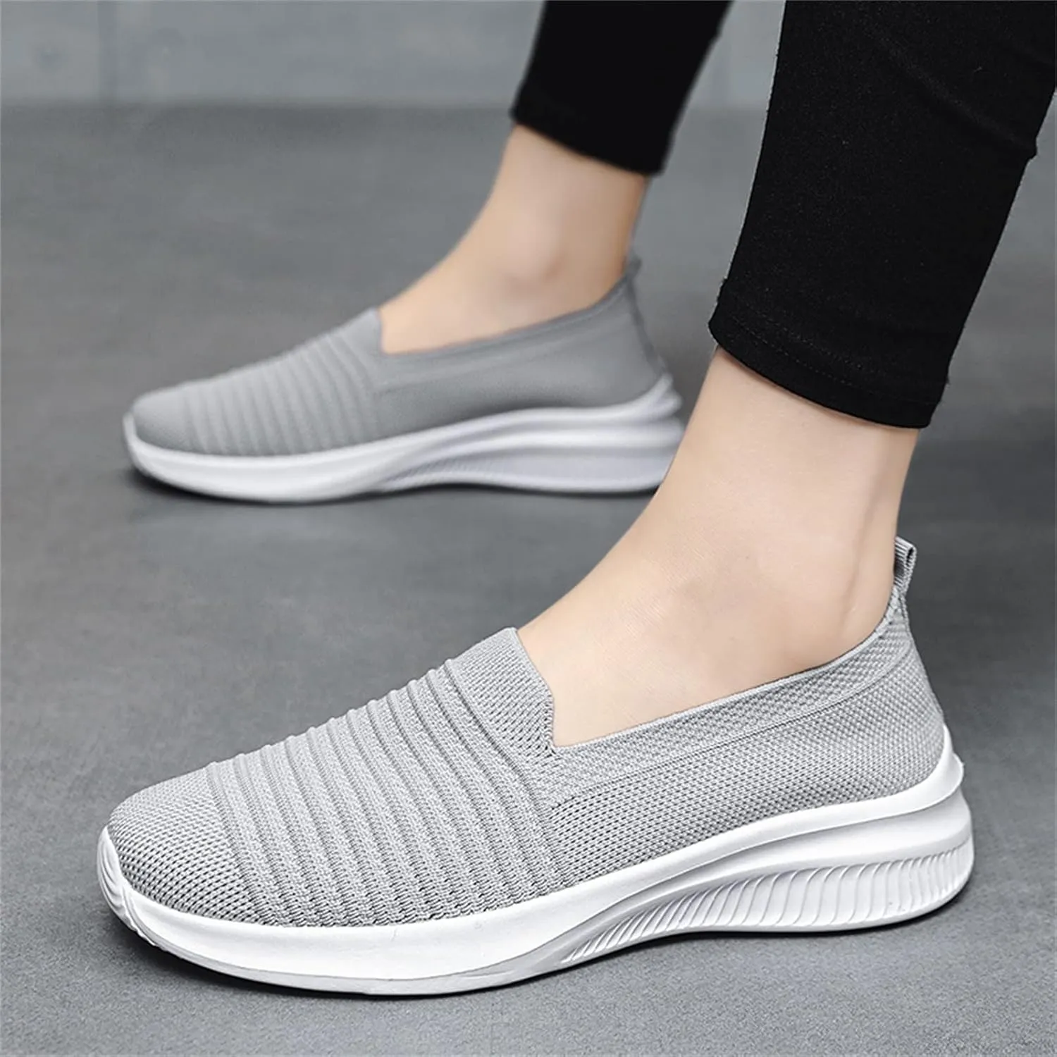 Dheva-C Women's Orthopedic Sneakers Slip on Walking Shoes for Women Mesh Up Stretch Platform Sneakers Fashion Sneaker Walking Shoes Ladies Running Shoes Athletic Mesh Fashion Sneakers