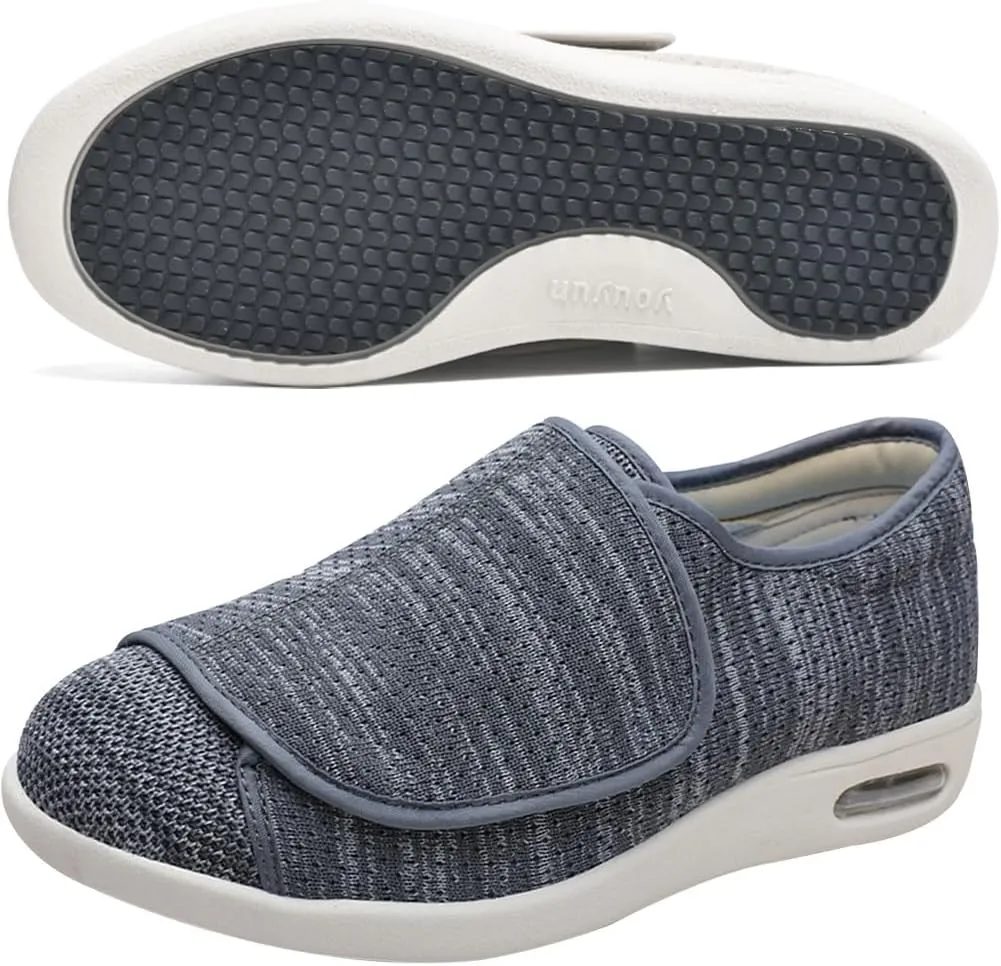 Extra Extra Wide Mens Trainers Mens Extra Wide Fit Trainers Comfortable Walking Shoes Breathable Running Sneakers for Plantar Fasciitis Flat Feet