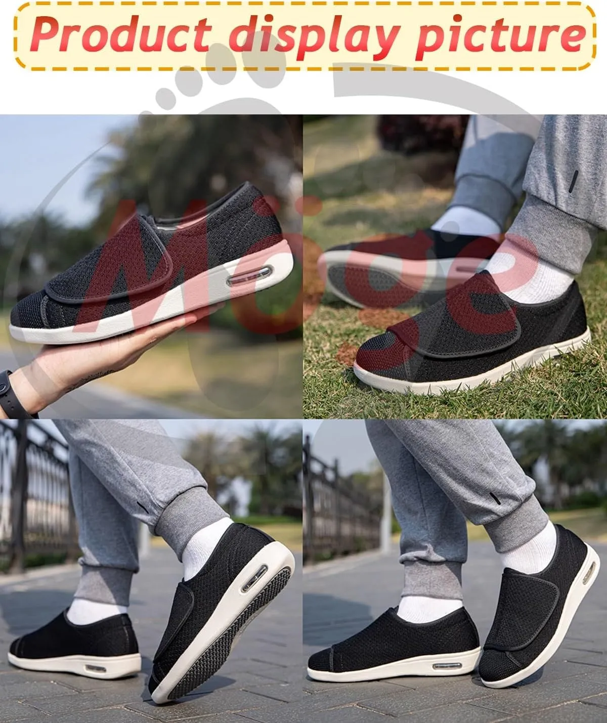 Extra Extra Wide Mens Trainers Mens Extra Wide Fit Trainers Comfortable Walking Shoes Breathable Running Sneakers for Plantar Fasciitis Flat Feet