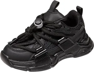 Fashion Spring Summer Children Sports Shoes Thick Soles Non Slip Breathable Run Comfortable Solid Kids Shoes Size 4