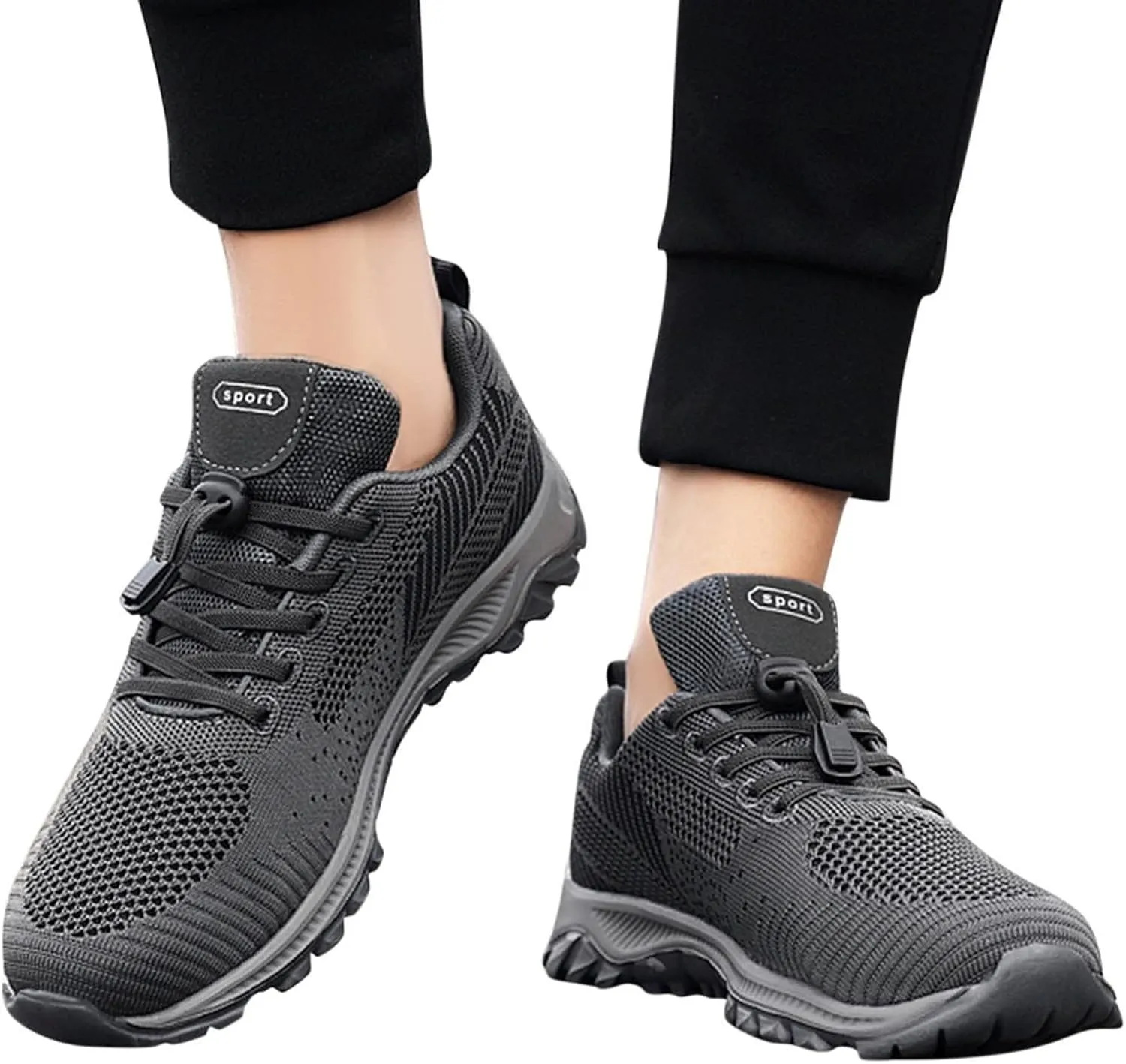 Fashion Summer and Casual Men Sports Shoes Non Slip Mesh Breathable Solid Color Comfortable Sneaker for Men
