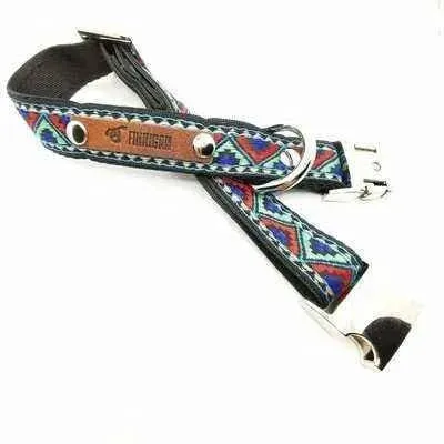Finnigan Personalised Cotton Dog Collar