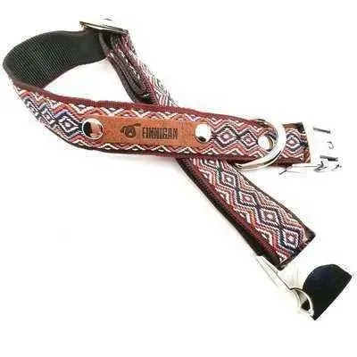 Finnigan Personalised Cotton Dog Collar