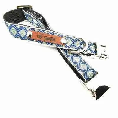 Finnigan Personalised Cotton Dog Collar