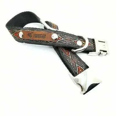 Finnigan Personalised Cotton Dog Collar