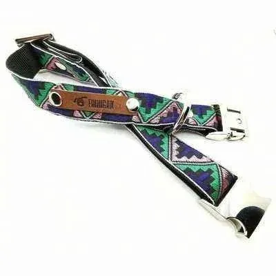 Finnigan Personalised Cotton Dog Collar