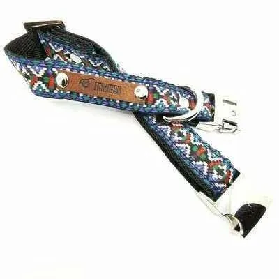 Finnigan Personalised Cotton Dog Collar