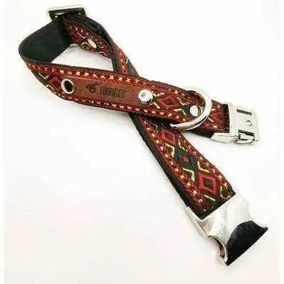 Finnigan Personalised Cotton Dog Collar