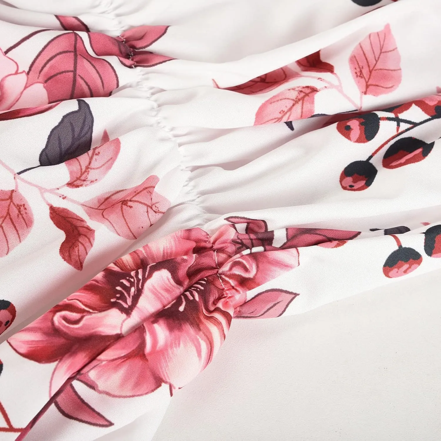 Floral Boho Mini Dresses for Women Sexy Off Shoulder Ruffle Short Dress 2025 Summer Corset Beach Sundresses