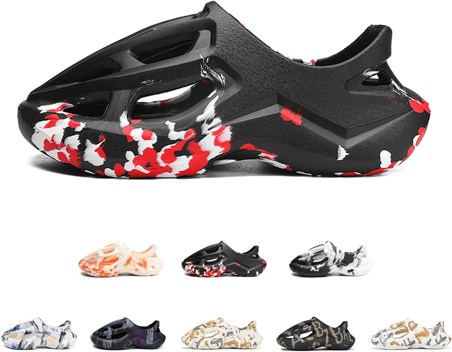 Foam Runner Sneakers, Women's & Men's Pillow Lightweight Cloud Shoes - Non-Slip, Breathable, Soft Fashion Sandals