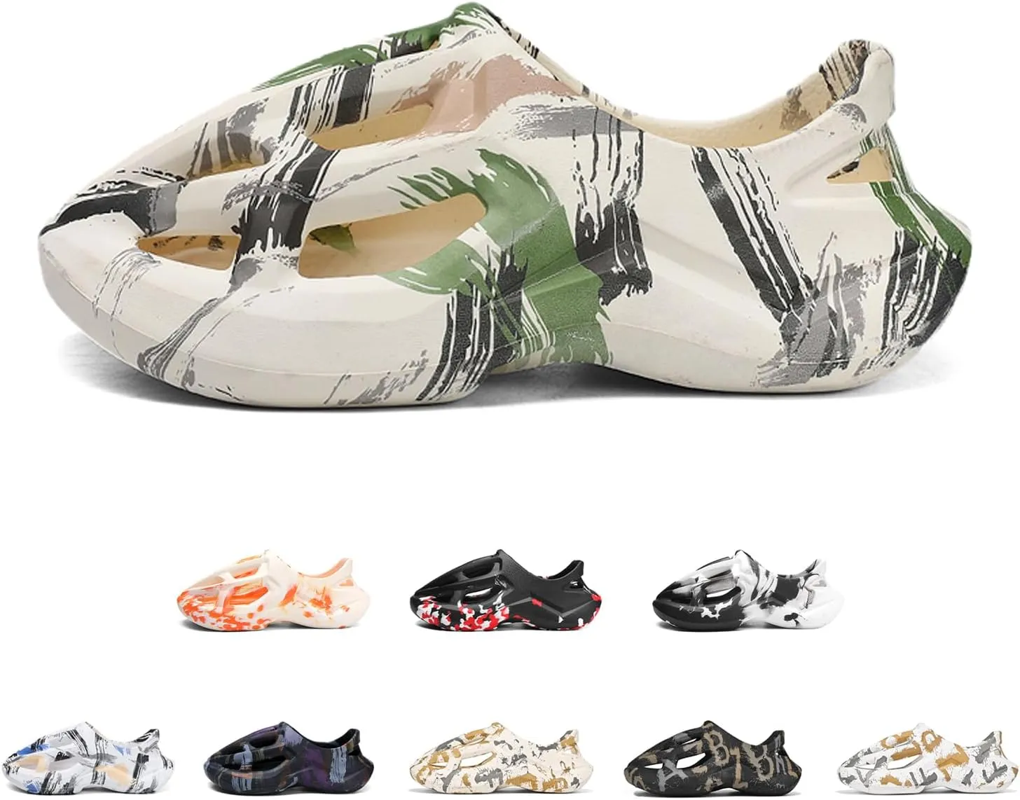 Foam Runner Sneakers, Women's & Men's Pillow Lightweight Cloud Shoes - Non-Slip, Breathable, Soft Fashion Sandals