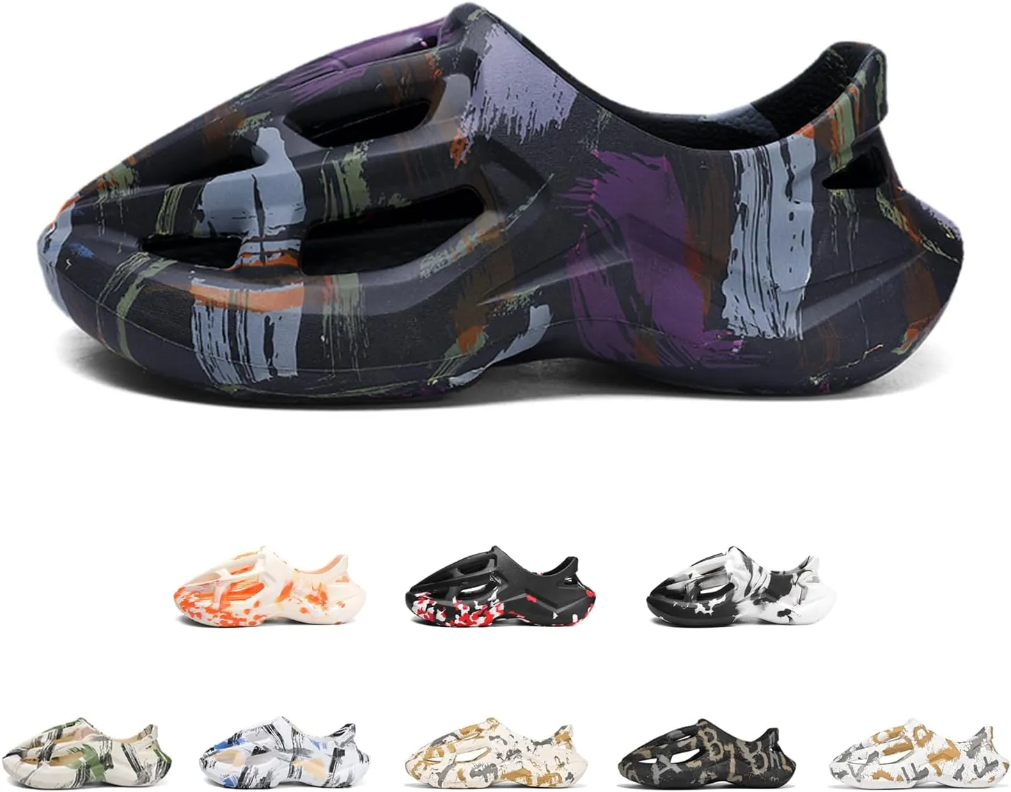Foam Runner Sneakers, Women's & Men's Pillow Lightweight Cloud Shoes - Non-Slip, Breathable, Soft Fashion Sandals