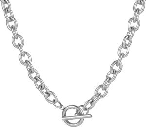 Gold Chunky Necklaces for Women 18K Gold Plated Chain Clasp Toggle Necklaces Dainty Herringbone Snake Chain Paperclip Cuban Choker Necklaces Jewelry Gifts