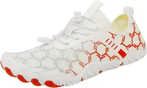 Grounded Footwear for Women Hike Barefoot Shoes Women Wide Toe Box Comfortable Water Shoes Lightweight Breathable Casual Hiking Sneakers Quick Dry Fashion Sneakers for Walking, Running, Gym Athletic