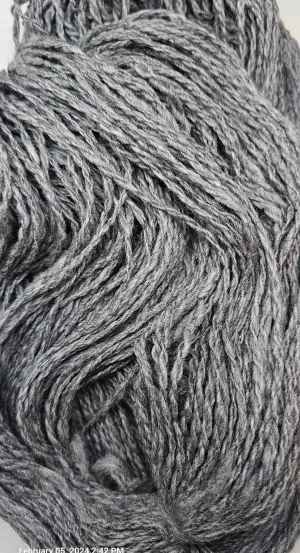 Handspun Grey Alpaca