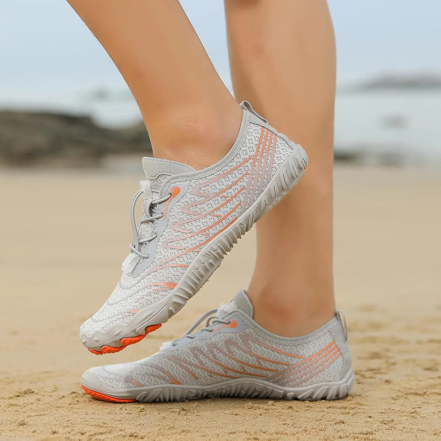 Hike Barefoot Shoes Footwear Women Men Pro Barefoot Shoes Wide Toe Box Athletic Hiking Shoes, Breathable Non-Slip Quick Dry Trail Running Shoes