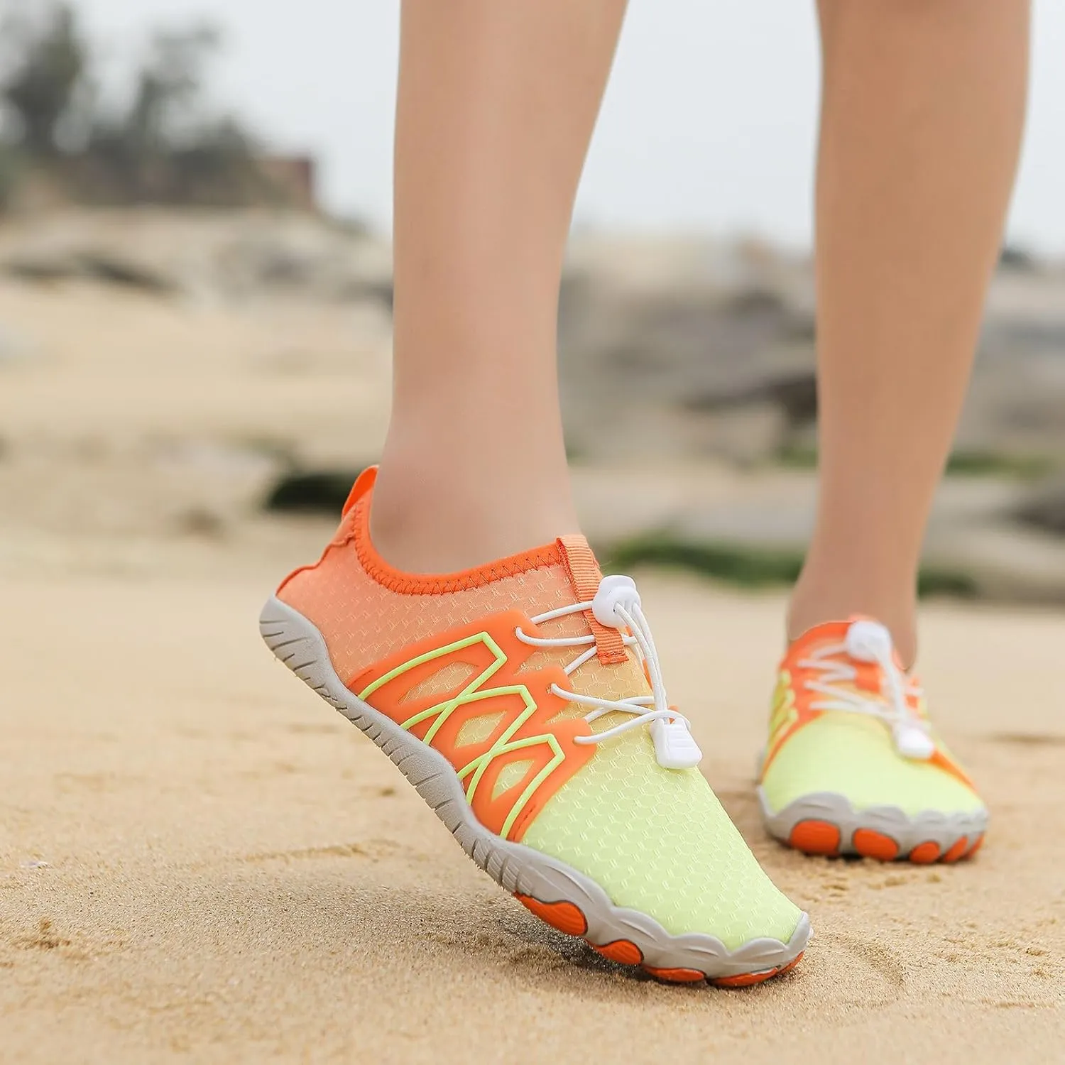 Hiking Footwear for Women Men Lightweight Healthy & Non-Slip Pro Water Shoes,Wide Toe Box & Non-Slip Fashion Trail Hike Comfortwear,Breathable Zero Drop Surf Footwear Comfortwear