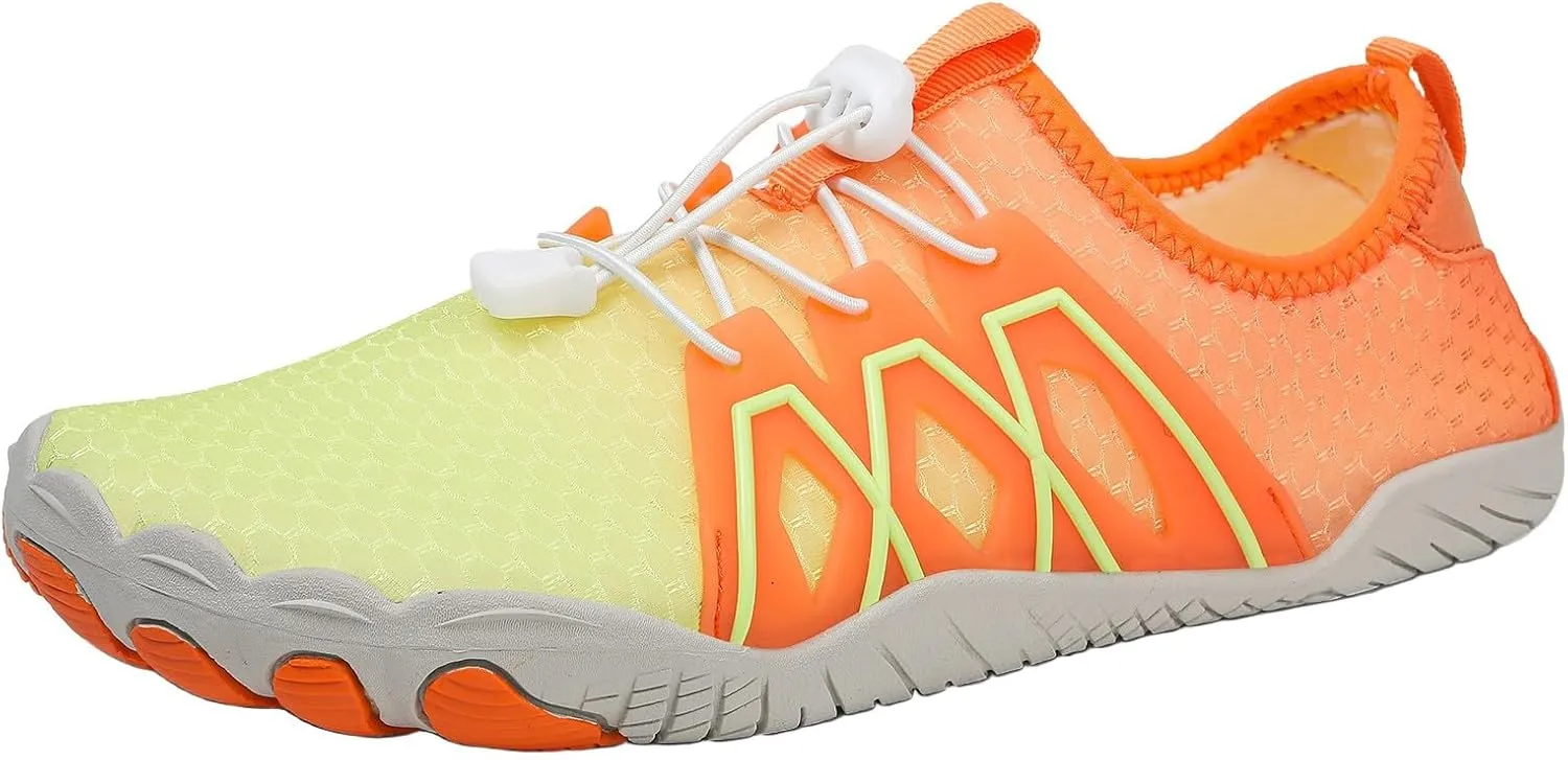Hiking Footwear for Women Men Lightweight Healthy & Non-Slip Pro Water Shoes,Wide Toe Box & Non-Slip Fashion Trail Hike Comfortwear,Breathable Zero Drop Surf Footwear Comfortwear