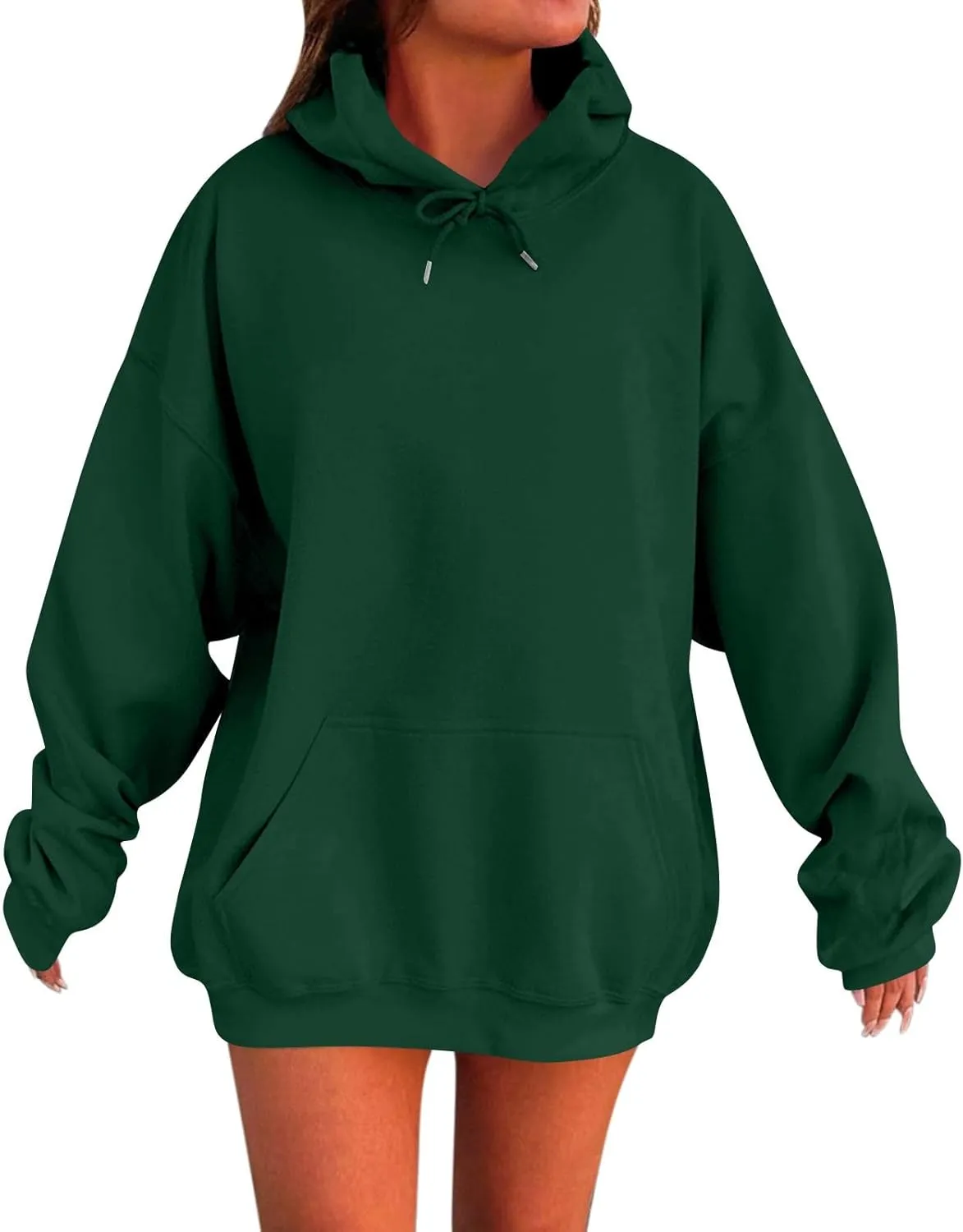 Hoodies for Women Oversized Fleece Hoodies Comfort Long Sleeve Basic Pullover Sweatshirt Casual Fall Sweatshirts