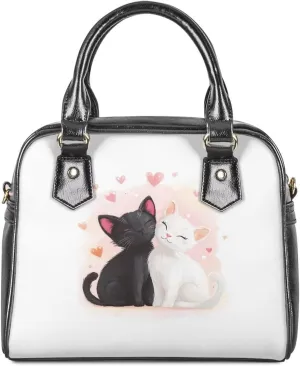 HUGS IDEA Crossbody Bag for Valentine's Day Saddle Bag for Women Date Shoulder Purse Hobo Bag