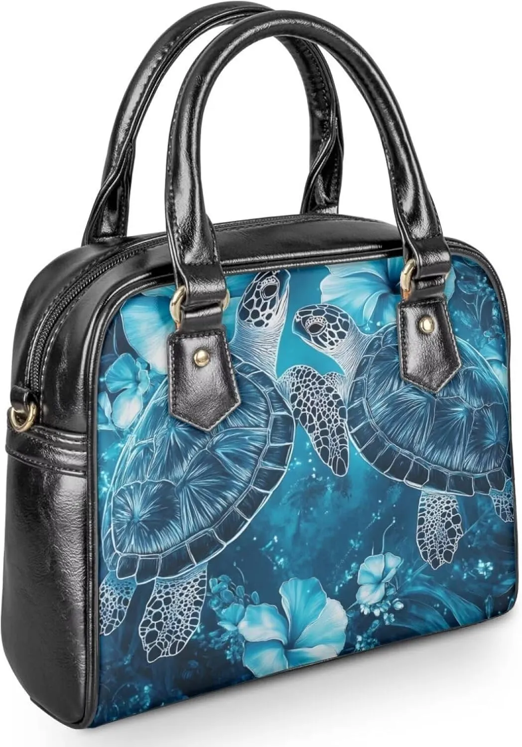 HUGS IDEA Leather Crossbody Bag Vintage Leather Handbag for Women Shoulder Bag Hobo Purse