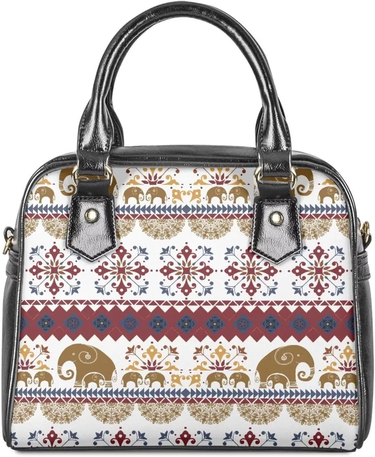 HUGS IDEA Leather Crossbody Bag Vintage Leather Handbag for Women Shoulder Bag Hobo Purse