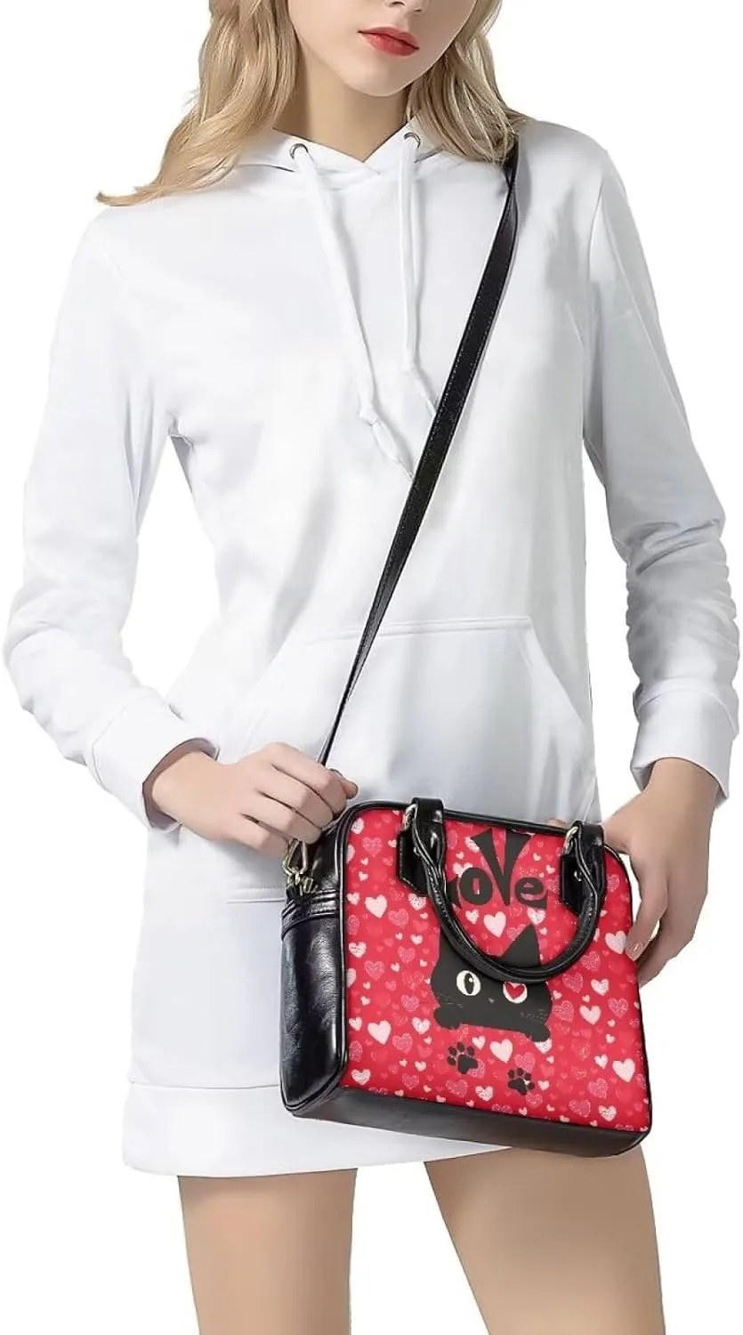 HUGS IDEA Leather Hobo Bag for Women Crossbody Purse Fashion Satchel Bag for Work Sling Bag